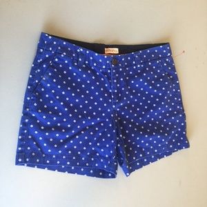 Merona Blue Dot Shorts